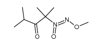 2,4-dimethyl-2-(2-methoxydiazene-1-oxide-1-yl)pentan-3-one Structure