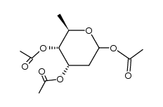 1,3,4-Tri-O-acetyl-2-deoxy-α/β-D-ribohexopyranose Structure