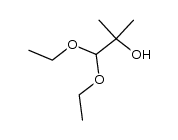 2-(1,1-diethoxy-2-methyl)propanol结构式