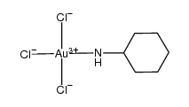 trichloro(cyclohexylamine)gold(III) Structure