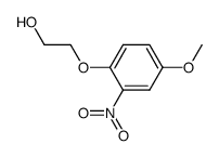 2'-(4-methoxy-2-nitrophenoxy)ethanol结构式