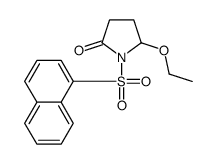 5-ethoxy-1-naphthalen-1-ylsulfonylpyrrolidin-2-one Structure