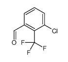 3-氯-2-(三氟甲基)苯甲醛结构式