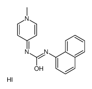 1-(1-methylpyridin-1-ium-4-yl)-3-naphthalen-1-ylurea,iodide Structure