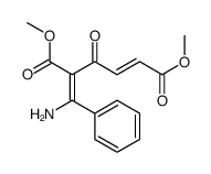 dimethyl 5-[amino(phenyl)methylidene]-4-oxohex-2-enedioate结构式