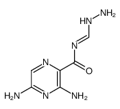 3,5-diamino-N-(hydrazinylmethylidene)pyrazine-2-carboxamide Structure