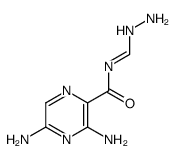 3,5-diamino-N-(hydrazinylmethylidene)pyrazine-2-carboxamide结构式