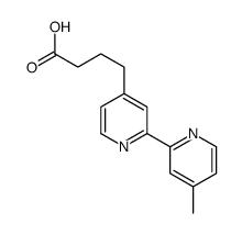 4-Methyl-4'-(3-carboxypropyl)-2,2'-bipyridine Structure