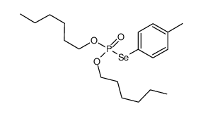 O,O-dihexyl Se-4-tolyl phosphoroselenoate Structure