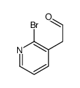 (2-Bromo-3-pyridinyl)acetaldehyde Structure