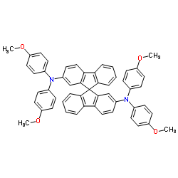 2,2'-MeO-Spiro-TPD, 2,2'-Bis[N,N-bis(4-Methoxy-phenyl)amino] structure