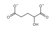 2-hydroxypentanedioate Structure