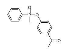 1-[4-[methyl(phenyl)phosphoryl]oxyphenyl]ethanone Structure