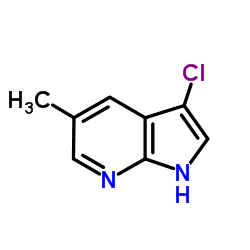 3-Chloro-5-methyl-1H-pyrrolo[2,3-b]pyridine Structure