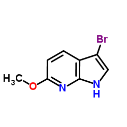 3-Bromo-6-Methoxy-7-azaindole Structure