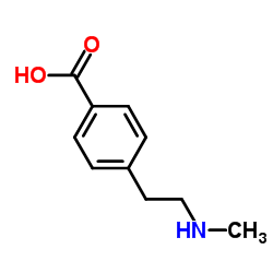 4-(2-(Methylamino)ethyl)benzoic acid Structure