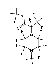 Perfluoro[methyl 2-(N'-methylpiperazinyl)propionate] Structure