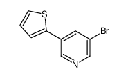 3-Bromo-5-(2-thienyl)pyridine结构式