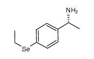 (R)-1-(4-(ethylselanyl)phenyl)ethanamine结构式