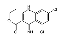 4-Amino-5,7-dichloroquinoline-3-carboxylic acid ethyl ester picture