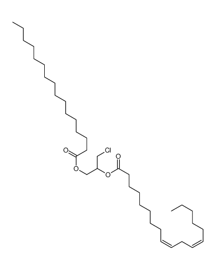 rac-1-Palmitoyl-2-linoleoyl-3-chloropropanediol Structure