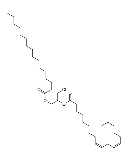 rac-1-Palmitoyl-2-linoleoyl-3-chloropropanediol structure