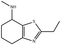 2-ethyl-N-methyl-4,5,6,7-tetrahydro-1,3-benzothiazol-7-amine结构式