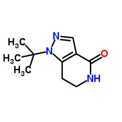 1-(tert-Butyl)-6,7-dihydro-1H-pyrazolo[4,3-c]pyridin-4(5H)-one Structure