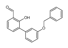 2-hydroxy-3-(3-phenylmethoxyphenyl)benzaldehyde Structure