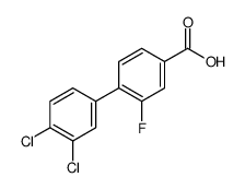 4-(3,4-dichlorophenyl)-3-fluorobenzoic acid Structure