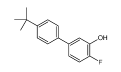 5-(4-tert-butylphenyl)-2-fluorophenol结构式