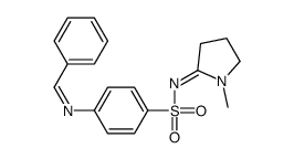 (NZ)-4-(benzylideneamino)-N-(1-methylpyrrolidin-2-ylidene)benzenesulfonamide Structure