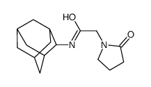 N-(2-adamantyl)-2-(2-oxopyrrolidin-1-yl)acetamide Structure