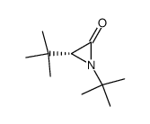 (3R)-1,3-di-tert-butylaziridinone结构式
