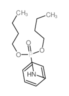 Phosphoramidic acid,N-phenyl-, dibutyl ester structure