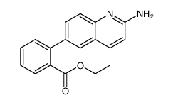 ethyl 2-(2-aminoquinolin-6-yl)benzoate Structure