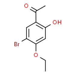 ETHANONE, 1-(5-BROMO-4-ETHOXY-2-HYDROXYPHENYL)结构式