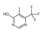 4-HYDROXY-5-METHYL-6-TRIFLUOROMETHYLPYRIMIDINE结构式