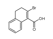 2-bromo-3,4-dihydronaphthalene-1-carboxylic acid结构式