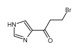 3-bromo-1-(1H-imidazol-4-yl)-1-propanone结构式