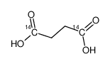 succinic acid, [1,4-14c] Structure