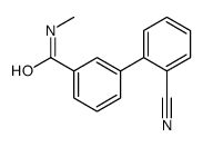 3-(2-cyanophenyl)-N-methylbenzamide结构式