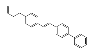 1-but-3-enyl-4-[2-(4-phenylphenyl)ethenyl]benzene Structure