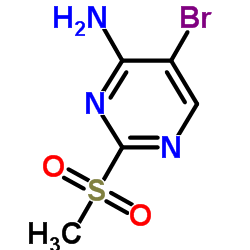 5-Bromo-2-(methylsulfonyl)pyrimidin-4-amine picture