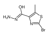 2-bromo-5-methyl-1,3-thiazole-4-carbohydrazide结构式