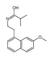 N-[2-(7-methoxynaphthalen-1-yl)ethyl]-2-methylpropanamide Structure