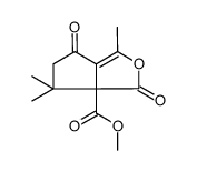 6,6-dimethyl-4,8-dioxo-5-methoxycarbonyl-2-methyl-3-oxabicyclo<3.3.0>oct-1-ene Structure