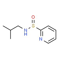 2-Pyridinesulfinamide,N-(2-methylpropyl)-(9CI)结构式
