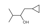 1-cyclopropyl-3-methylbutan-2-ol Structure