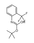 2-(三氟甲基)苯基氨基甲酸叔丁酯结构式